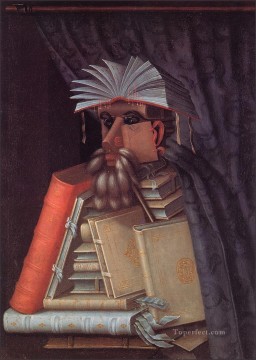 Giuseppe Arcimboldo Painting - el bibliotecario Giuseppe Arcimboldo